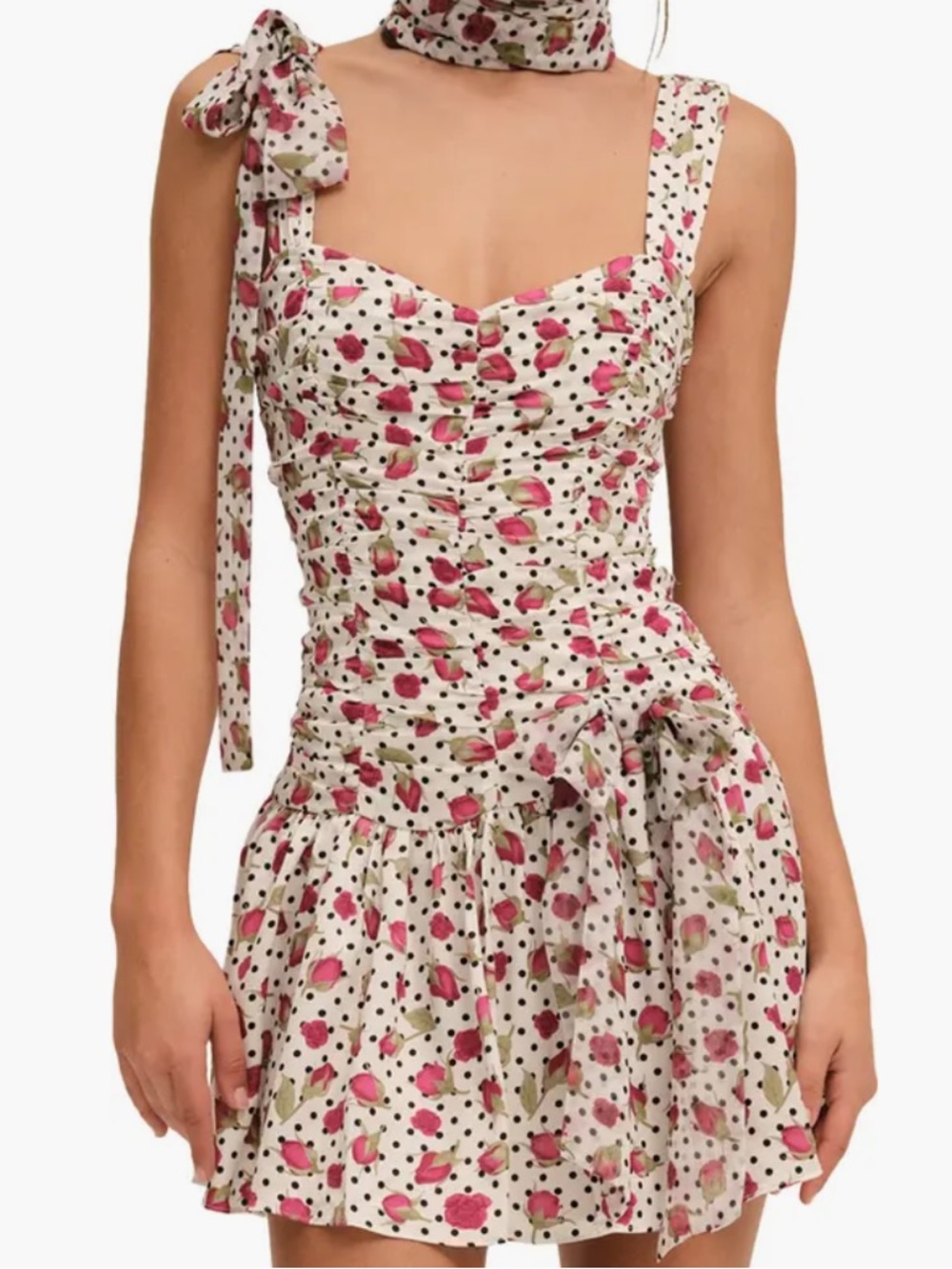 New For Love & Lemons Rose Bud Dress - Picture 2 of 5